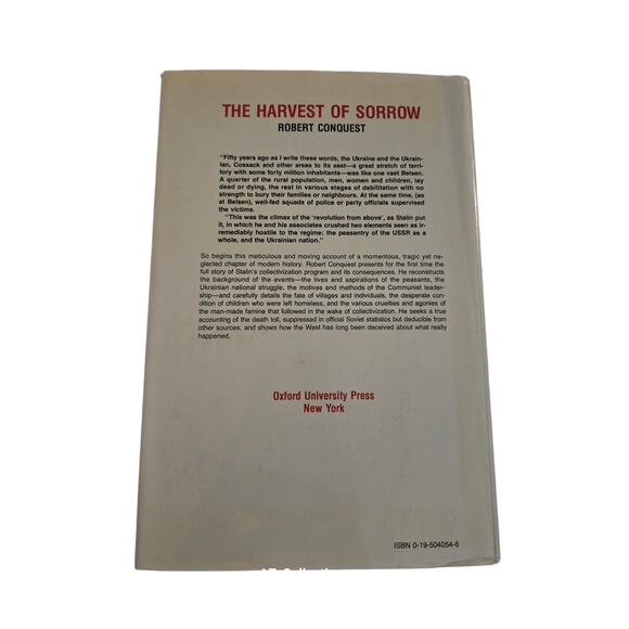 The harvest of sorrow by Robert Conquest 0195040546 Oxford books - Picture 4 of 7